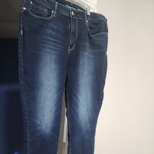 High rise ankle skinny jeans